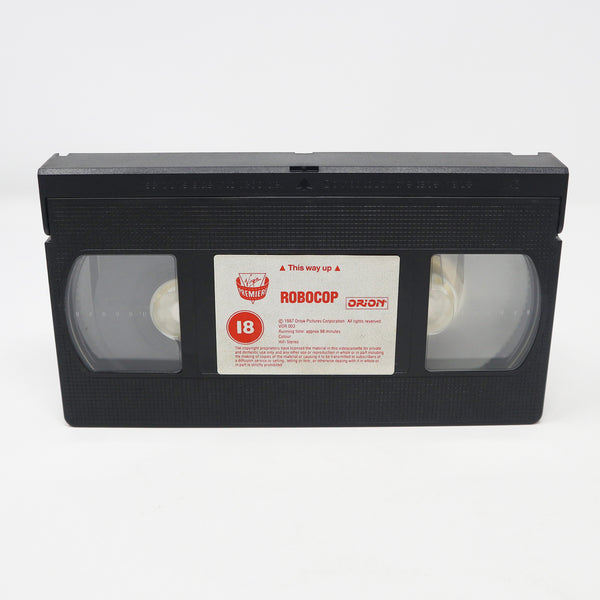 Vintage 1989 80s Orion RoboCop Robo Cop Peter Weller Nancy Allen PAL VHS (Video Home System) Tape