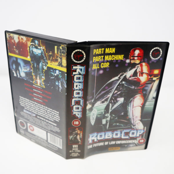 Vintage 1989 80s Orion RoboCop Robo Cop Peter Weller Nancy Allen PAL VHS (Video Home System) Tape