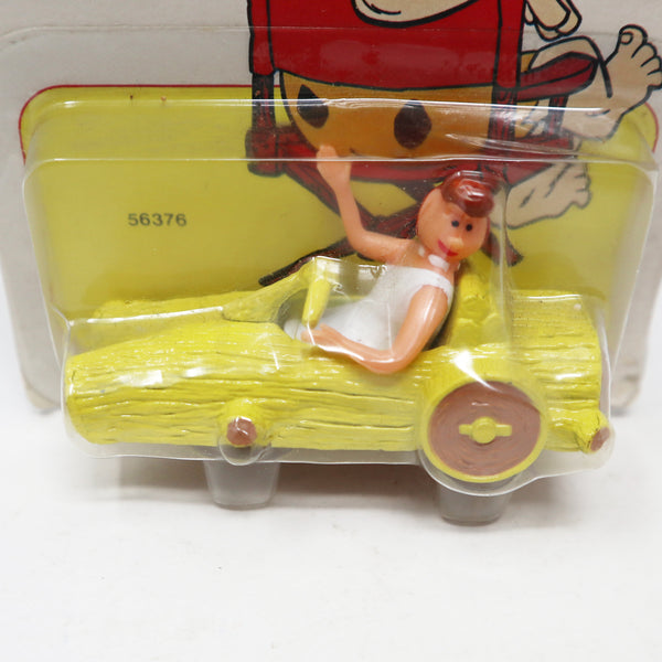 Vintage 1982 80s Corgi Juniors 151 The Flintstones Wilma's Coupe Car Die-Cast Vehicle MOC Carded