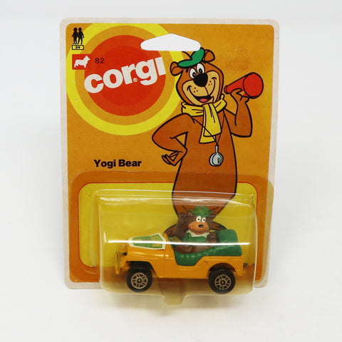 Vintage 1981 80s Corgi Juniors 82 Yogi Bear Car Die-Cast Vehicle MOC Carded