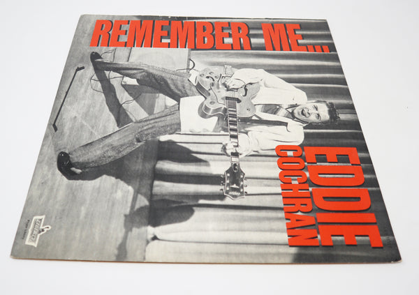 Vintage 1988 80s Liberty Records Eddie Cochran - Remember Me... Reissue Stereo 12" LP Album Vinyl Record France