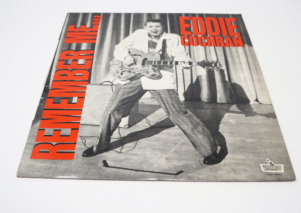 Vintage 1988 80s Liberty Records Eddie Cochran - Remember Me... Reissue Stereo 12" LP Album Vinyl Record France