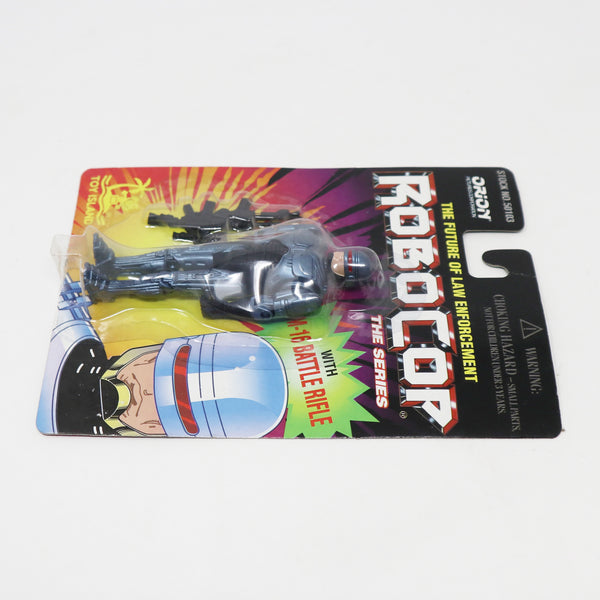 Vintage 1995 90s Toy Island The Future Of Law Enforcement Robocop The Series Action Figure With M-16 Battle Rifle No. 50103 MOC Carded Sealed