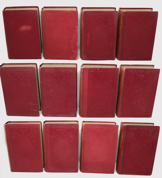 Vintage 1930s 1940s? The Waverley Book Company Charles Dickens Illustrated Hardcover Books Collection Set Of 12 Rare (Inc. Old Curiosity Shop, Bleak House)