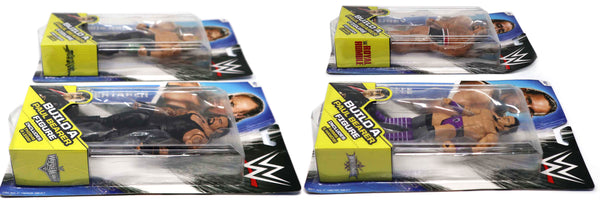 2015 Mattel WWE Wrestling Wrestlemania 22 7.5" Action Figures Complete Lot Mint MOC Carded Sealed New (Rusev, Chris Jericho, Undertaker, Neville, Build Paul Bearer)