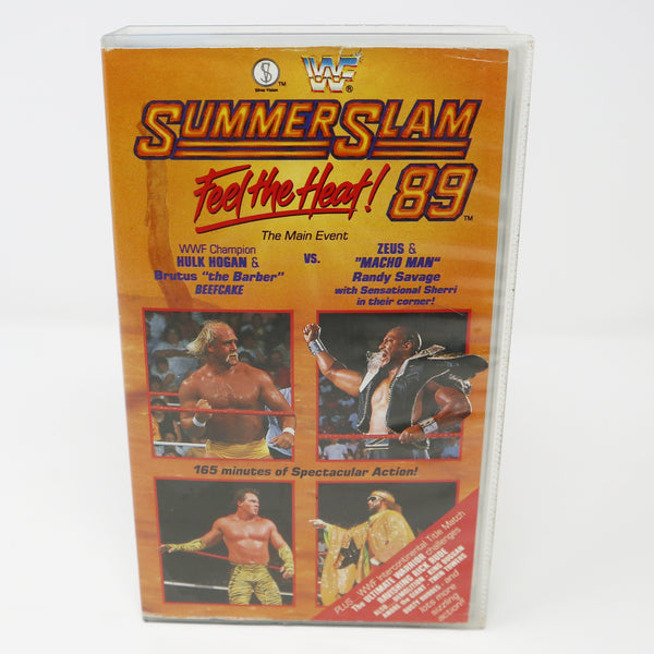 Vintage SilverVision WWF World Wrestling Federation Official SummerSlam Summer Slam '89 VHS (Video Home System) Tape