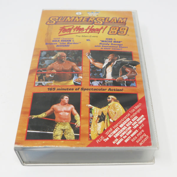 Vintage SilverVision WWF World Wrestling Federation Official SummerSlam Summer Slam '89 VHS (Video Home System) Tape