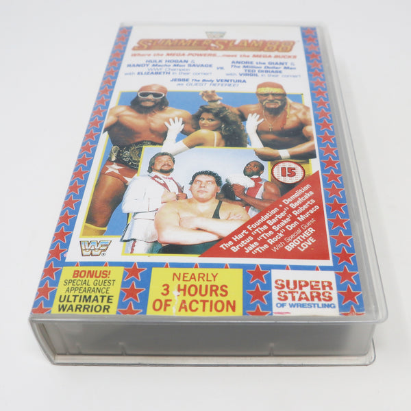 Vintage 1990 90s SilverVision WWF World Wrestling Federation Official SummerSlam Summer Slam '88 VHS (Video Home System) Tape
