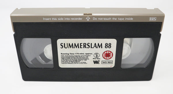 Vintage 1990 90s SilverVision WWF World Wrestling Federation Official SummerSlam Summer Slam '88 VHS (Video Home System) Tape