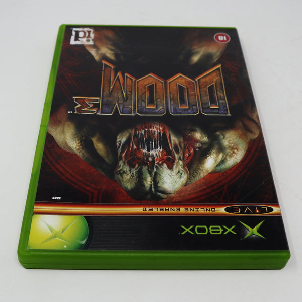 Vintage 2005 Microsoft Xbox X-Box Doom 3 Video Game PAL 1 Player