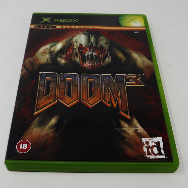 Vintage 2005 Microsoft Xbox X-Box Doom 3 Video Game PAL 1 Player
