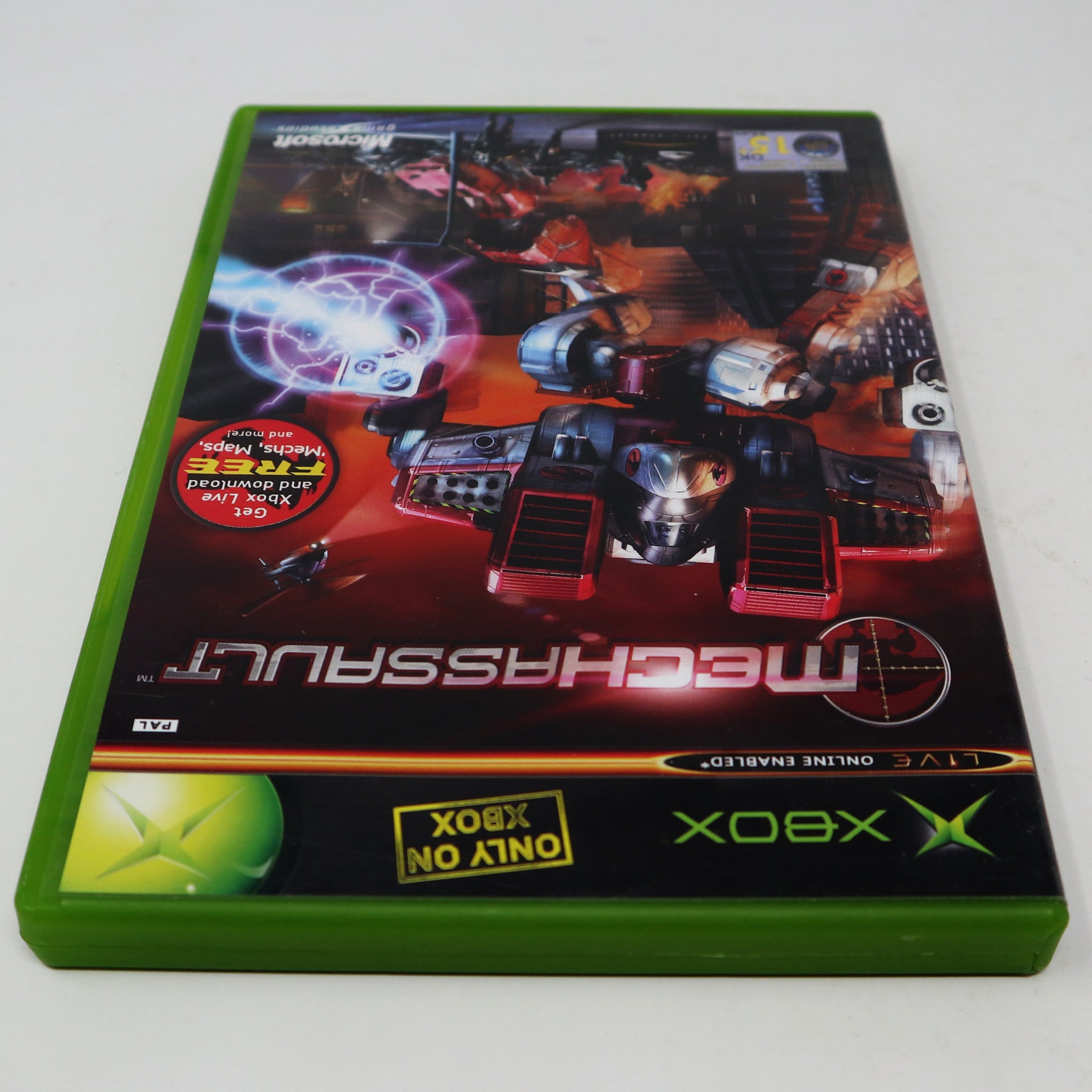 Vintage 2002 Microsoft Xbox X-Box Mechassault Video Game PAL