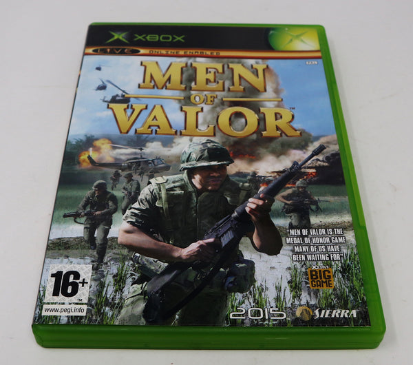 Vintage 2004 Microsoft Xbox X-Box Men Of Valor Video Game PAL 1-2 Players