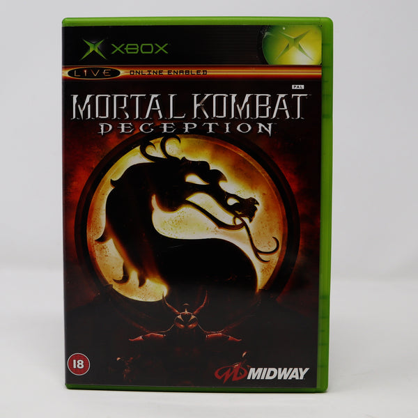 Vintage 2004 Microsoft Xbox X-Box Mortal Kombat Deception Video Game PAL 1-2 Players