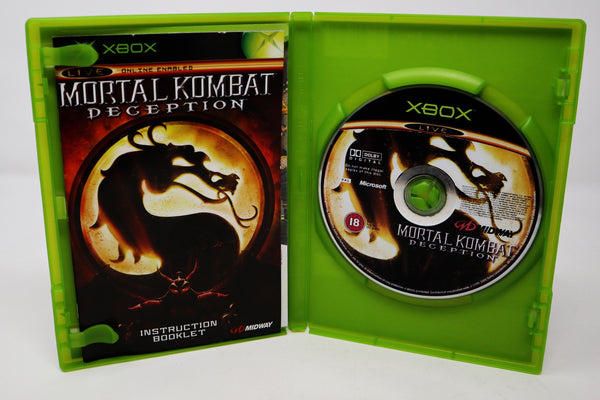 Vintage 2004 Microsoft Xbox X-Box Mortal Kombat Deception Video Game PAL 1-2 Players