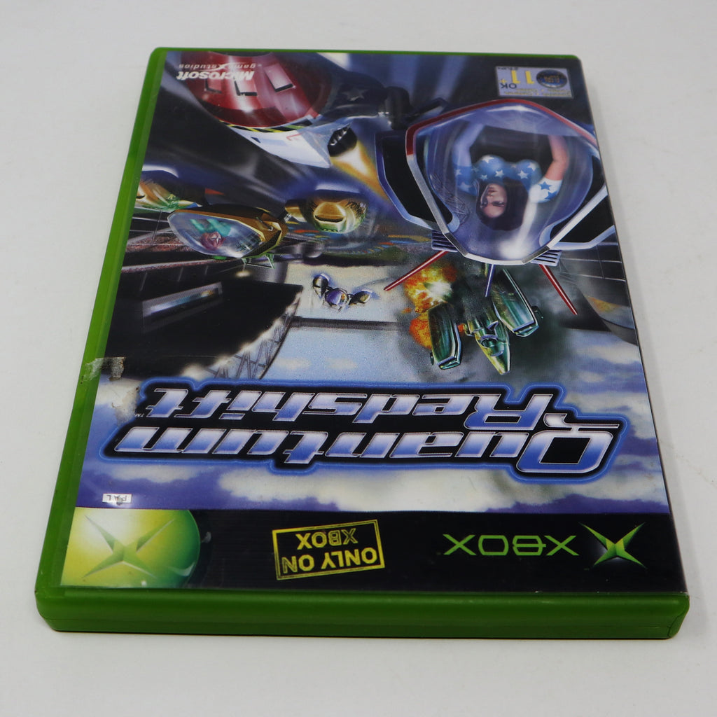 Vintage 2002 Microsoft Xbox X-Box Quantum Redshift Video Game PAL 1-4 ...