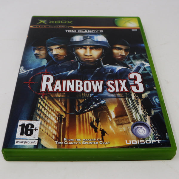 Vintage 2003 Microsoft Xbox X-Box Tom Clancy's Rainbow Six 3 Video Game PAL 1 Player