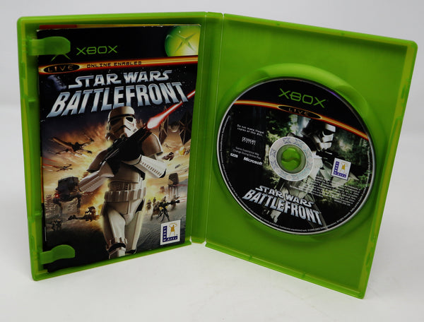 Vintage Microsoft Xbox X-Box Star Wars Battlefront Battle Front Video Game PAL 1-2 Players