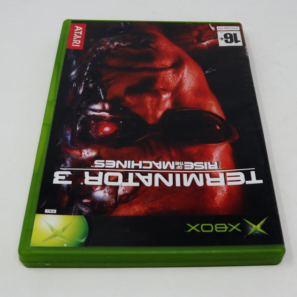 Vintage 2003 Microsoft Xbox X-Box Terminator 3 Rise Of The Machines Video Game PAL 1 Player Arnold Schwarzenegger Arnie