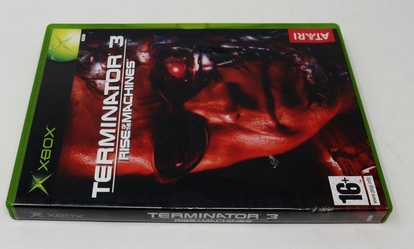 Vintage 2003 Microsoft Xbox X-Box Terminator 3 Rise Of The Machines Video Game PAL 1 Player Arnold Schwarzenegger Arnie