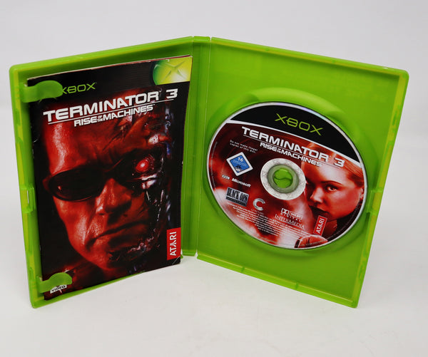 Vintage 2003 Microsoft Xbox X-Box Terminator 3 Rise Of The Machines Video Game PAL 1 Player Arnold Schwarzenegger Arnie