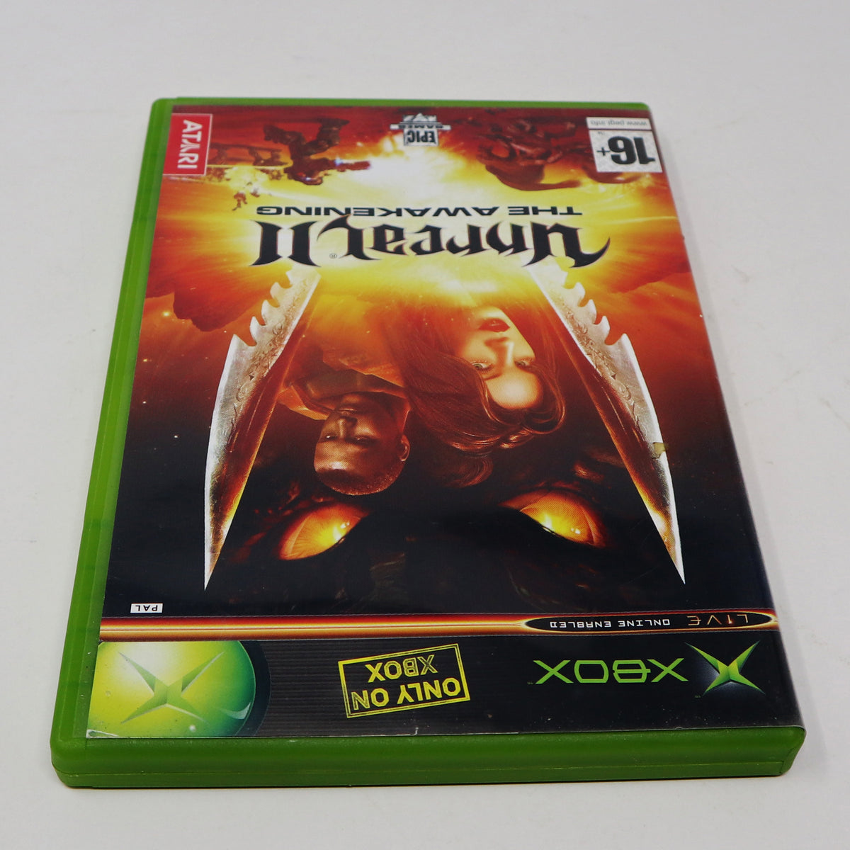 Vintage 2004 Microsoft Xbox X-Box Unreal II The Awakening Video Game P ...