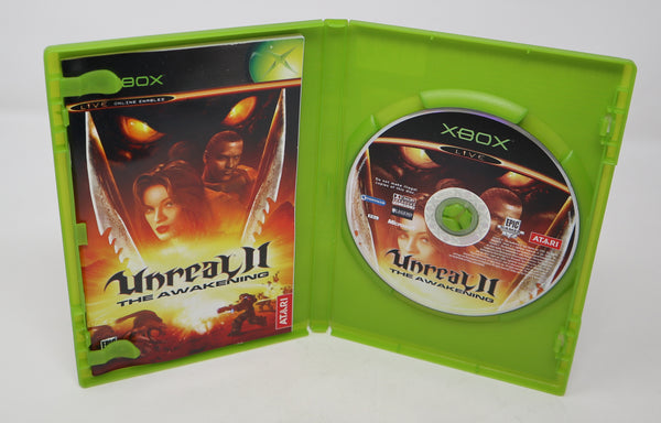 Vintage 2004 Microsoft Xbox X-Box Unreal II The Awakening Video Game PAL 1-2 Players