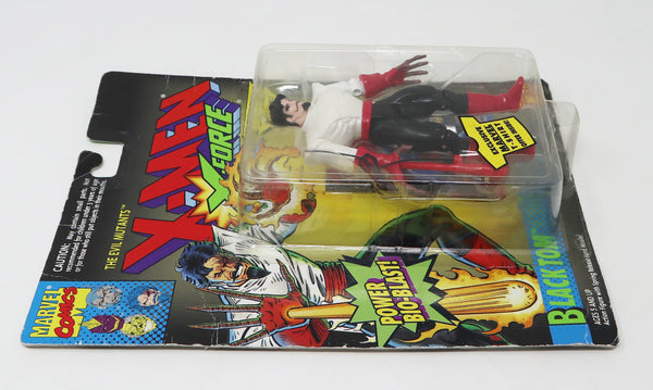 Vintage 1994 90s Toy Biz Marvel Comics The Evil Mutants X-Men X-Force Black Tom Action Figure No. 49521 Carded MOC With Power Bio-Blast!