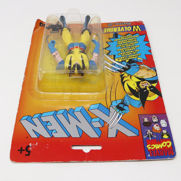 Vintage 1993 90s Tyco Toys Marvel Comics X-Men Edition 2 Wolverine Action Figure No. 49493 Carded MOC