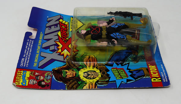 Vintage 1994 90s Toy Biz Marvel Comics X-Men X-Force Rictor Action Figure No. 49514 Carded MOC